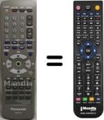 Mando a distancia equivalente Panasonic N2QAKB000007