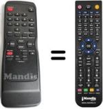 Mando a distancia equivalente Funai 23A-450