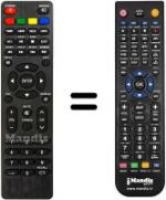 Mando a distancia equivalente ND32N2800T SAT