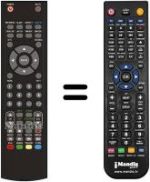 Mando a distancia equivalente Nevir NVR7085 TTG32