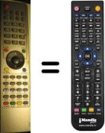 Mando a distancia equivalente NordMende N4204PD