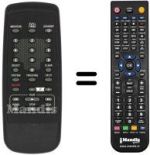 Mando a distancia equivalente Philips VR16108