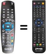 Replacement remote control REMCON862
