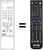 Mando a distancia equivalente JVC PU11099Q