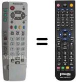 Mando a distancia equivalente Panasonic EUR511268