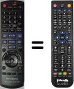 Mando a distancia equivalente N2QAYB000361
