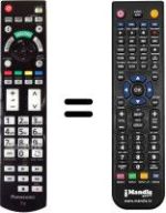 Replacement remote control Panasonic TX-L47WT50B