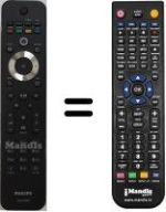 Mando a distancia equivalente Philips 42PFL7404H / 12