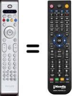 Mando a distancia equivalente Philips 42PF5520D / 10