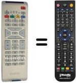 Mando a distancia equivalente Philips 32PF3302 / 10