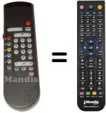 Replacement remote control Philips 28PT410A-16