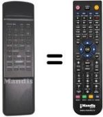 Mando a distancia equivalente Philips 482221830696
