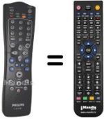Mando a distancia equivalente Philips 21PV688 / 39