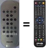 Comandament a distància equivalent Philips MCM240