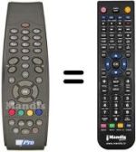 Replacement remote control RC39870B03-00