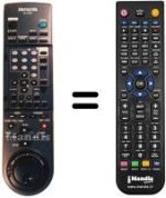 Replacement remote control Aiwa FX4000