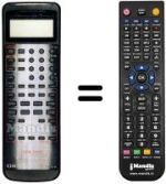 Replacement remote control Orion DX2020PS