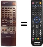 Mando a distancia equivalente Aiwa VX-S140
