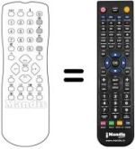 Mando a distancia equivalente RC112-P9 / BG
