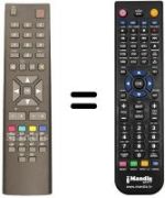 Replacement remote control RC1240-2240