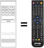 Replacement remote control RC1409