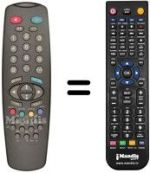 Replacement remote control Ormond OR2198NTX