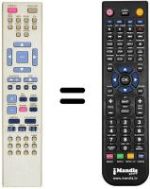 Replacement remote control RC2521