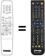 Replacement remote control Tensai TVR340VS