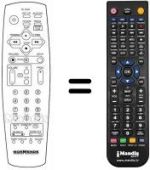 Replacement remote control Hitachi RC3204X