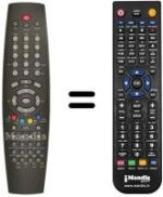Replacement remote control ITT RC5011