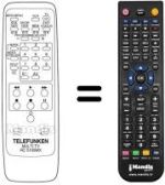 Replacement remote control RC5105MX