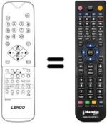 Replacement remote control RC613311