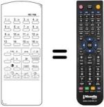 Mando a distancia equivalente RC700