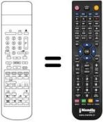 Mando a distancia equivalente RC8077VE