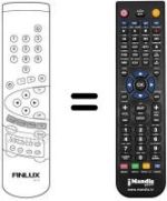 Mando a distancia equivalente RCF701