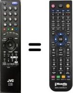 Comandament a distància equivalent JVC LT-32DR9BJ
