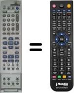 Mando a distancia equivalente JVC DM-MH30SE