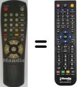 Mando a distancia equivalente Samsung CX6844W