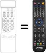 Replacement remote control REMCON375