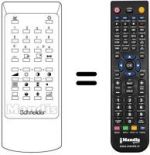 Replacement remote control SCHNEIDER STV702VT