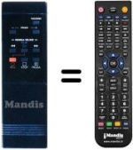 Mando a distancia equivalente REMCON497