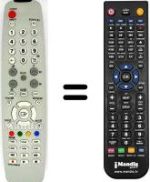 Mando a distancia equivalente Samsung LE32A455C1D / /XKS