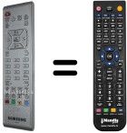 Mando a distancia equivalente Samsung LW17N13WX
