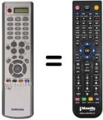 Mando a distancia equivalente Samsung BN59-00378A