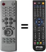 Replacement remote control Samsung LE22A656A1D/XXH