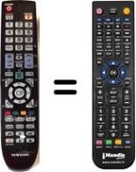 Mando a distancia equivalente Samsung LE46A786R2FXCS
