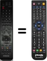Mando a distancia equivalente Samsung SP50L6HVX / /XEC