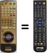 Mando a distancia equivalente RMT-D107P