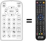 Replacement remote control REMCON617