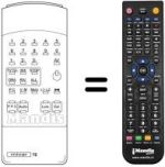Replacement remote control Mivar 15M1